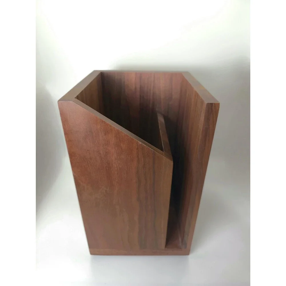 Wooden MAGNETIC Knife & Utensil Holder PAIR